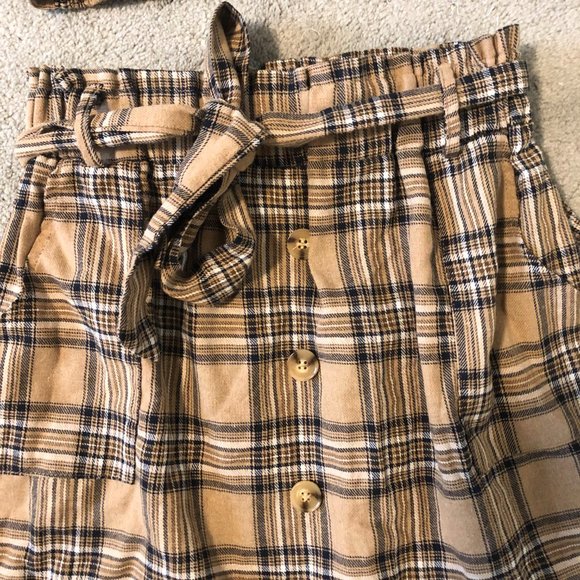 Plaid Two Piece Set Skirt And Top - Picture 5 of 5